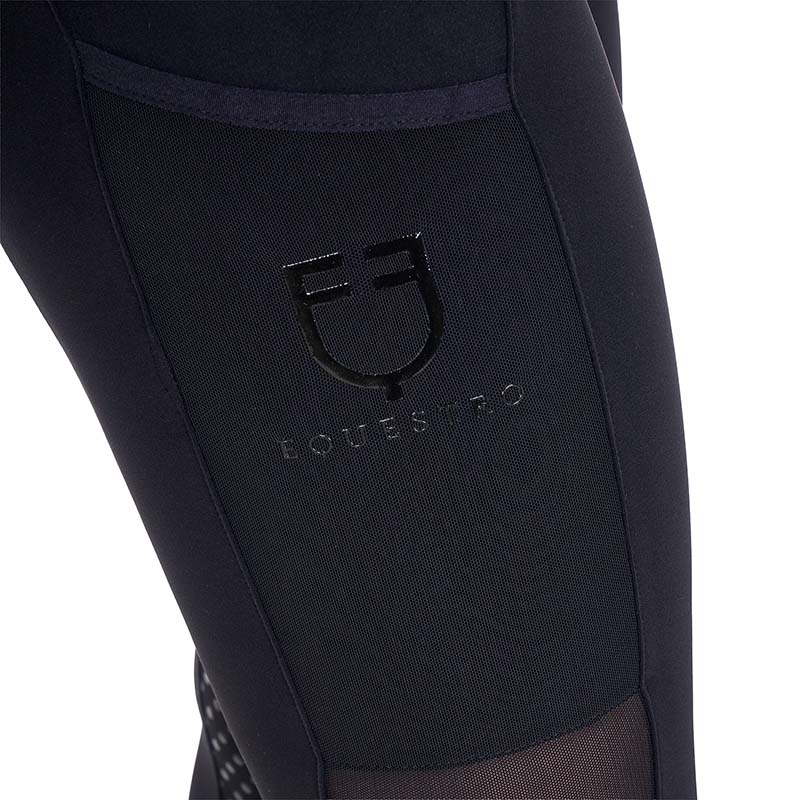  Women’s Equestro Mesh Full Grip Riding Leggings - 9810