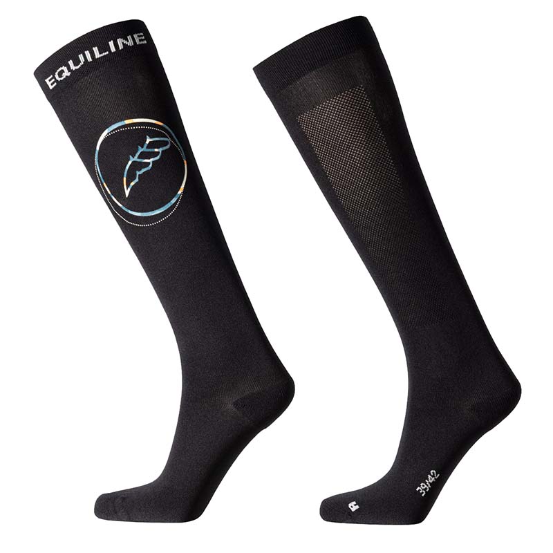 Riding Socks Equiline mod. Esido w/multicolor Logo Print