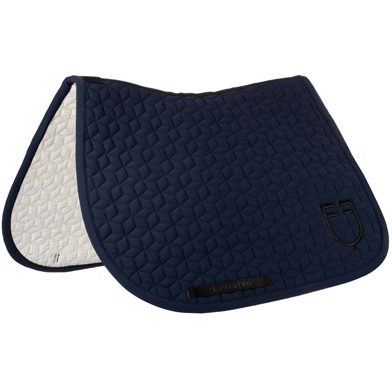 Equestro Jumping Saddle Pad with Cube Quilting - 9824