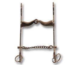 MAREMMA TRADITIONAL BIT STAINLESS STEEL WITH CURB CHAIN - 4644