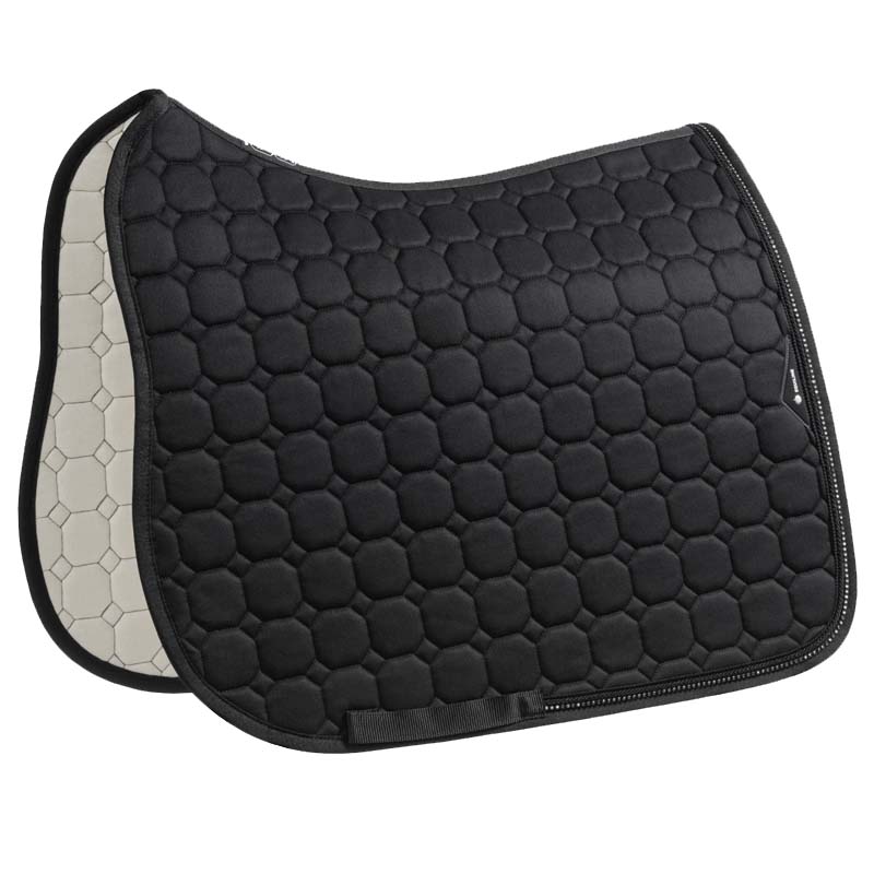Equiline English saddle pad mod. Octagon w/strass details - 3645