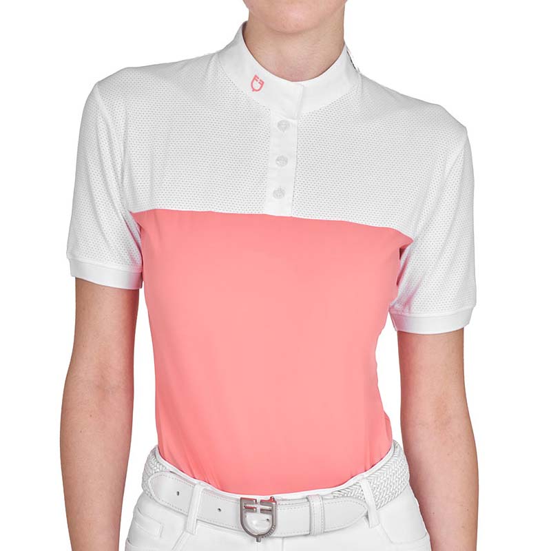 Ladies Equestro mesh competition polo shirt - 3512