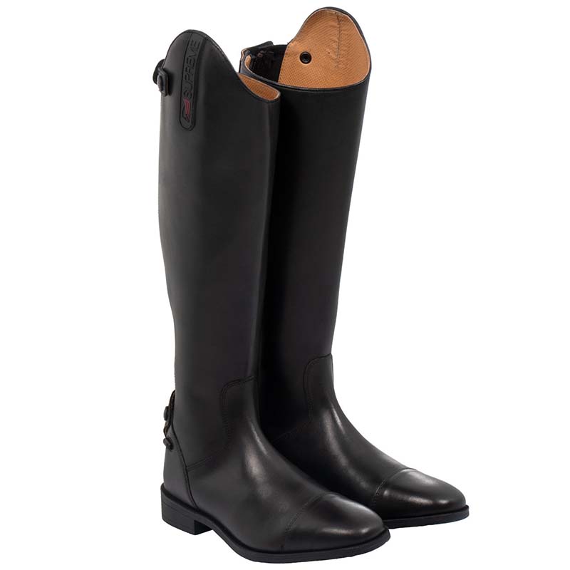 Riding boots in smooth leather supreme unisex