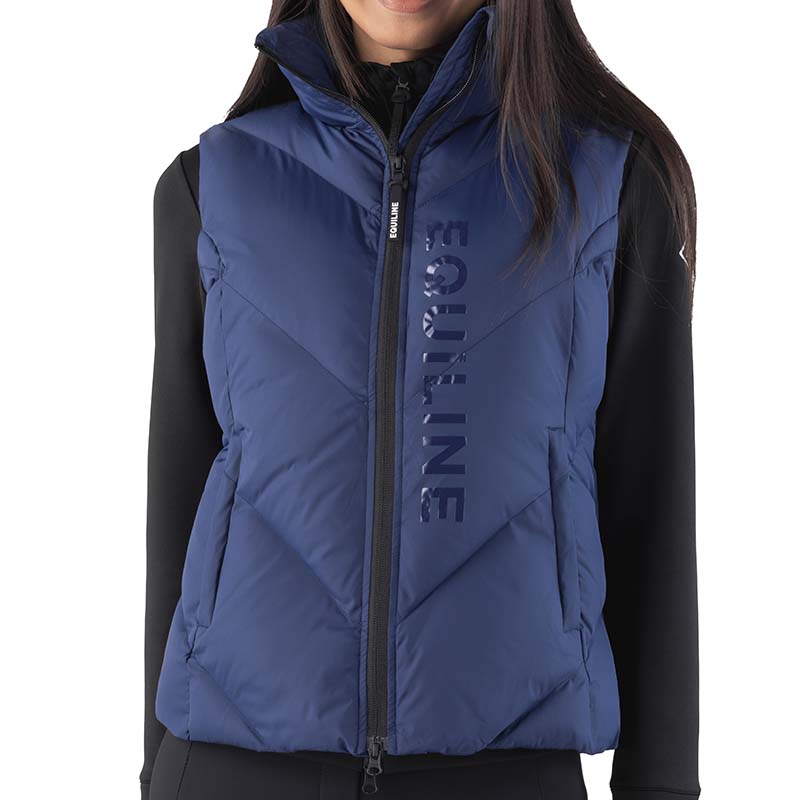 Equiline Women’s padded Winter Vest with High Collar