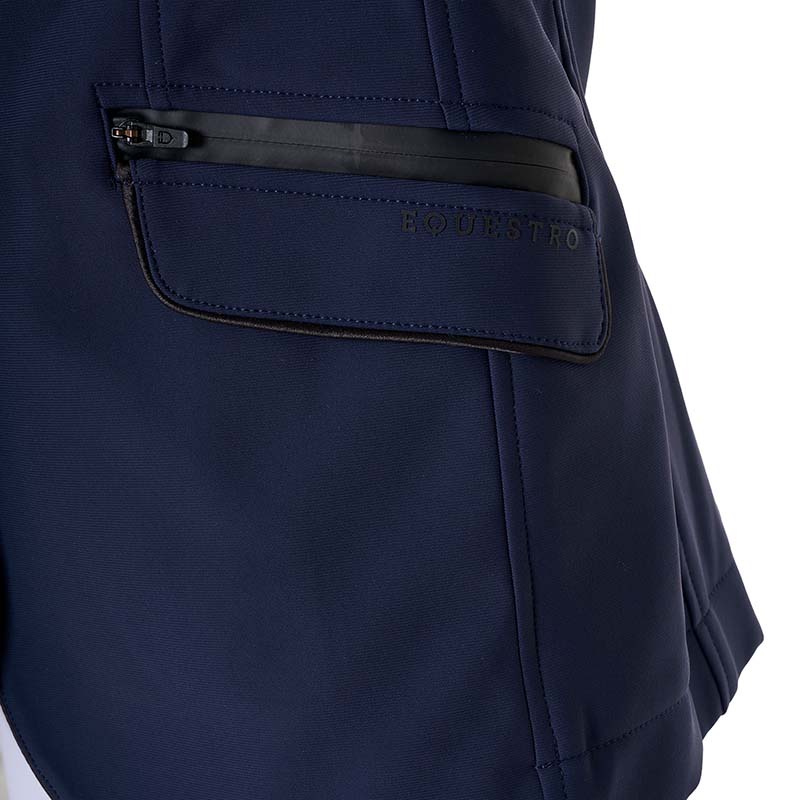 Equestro Show Jacket for Girls in Water-repellent technical fabric - 9806