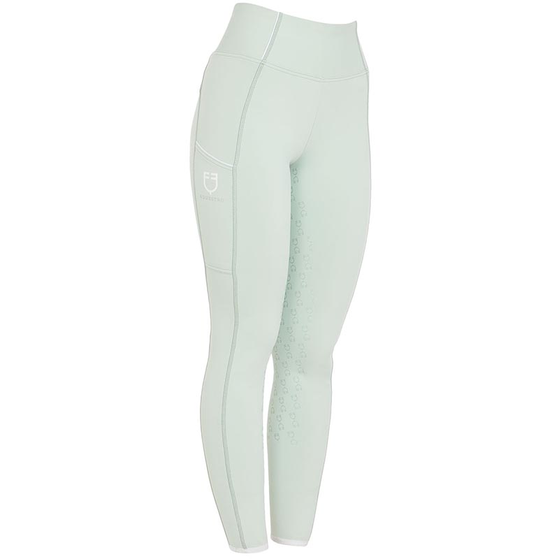 Ladies leggings Equestro grip full seat high waist - 3577