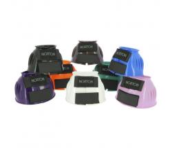 RUBBER ANATOMIC BELL BOOTS WITH COLOUR VELCRO CLOSURES - 1581