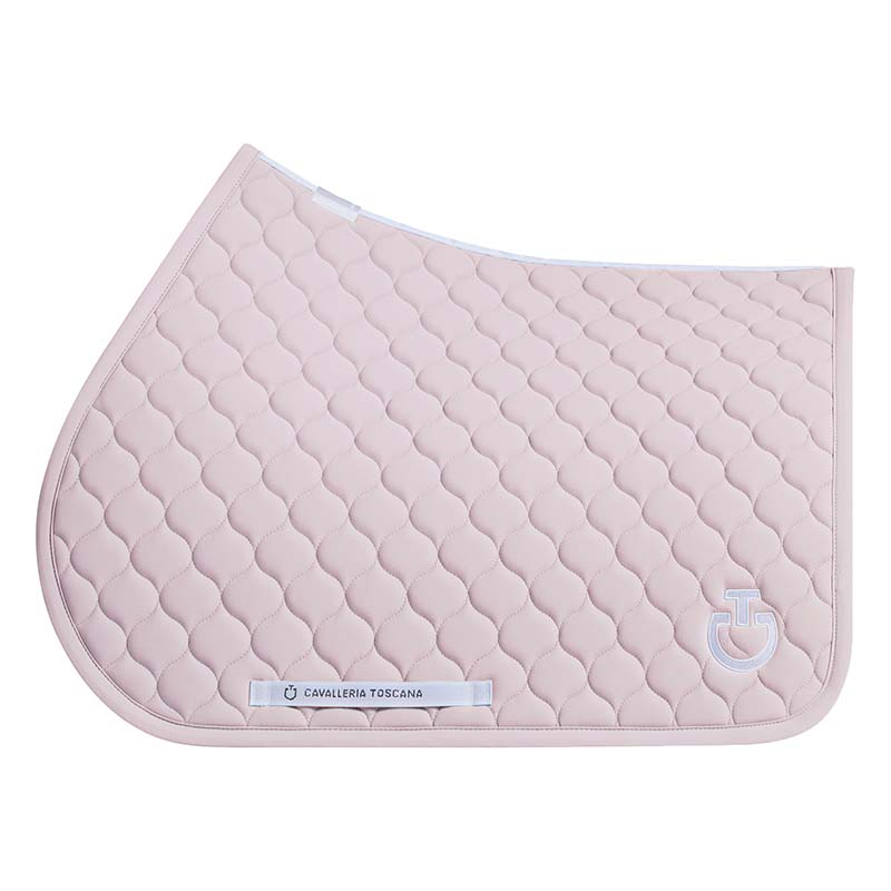 Cavalleria Toscana Jumping Saddle Pad - Circular Quilted Jersey - 9629
