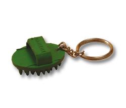 SOFT RUBBER CURRY COMB SHAPED LILLIPUT KEYCHAIN - 0092