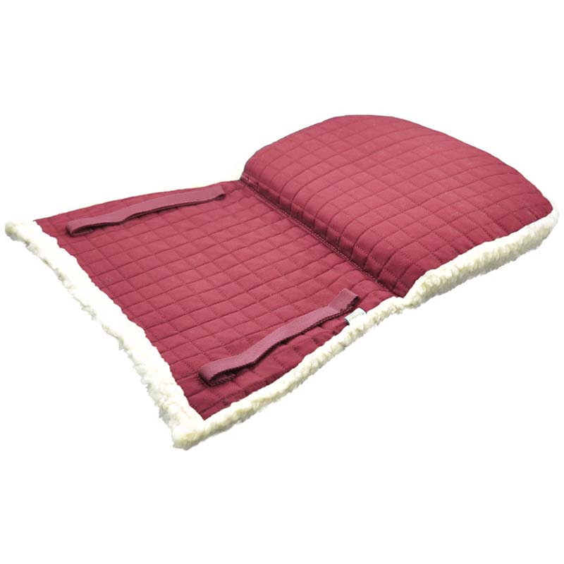 Back pad in quilted cotton and synthetic fur - 2907