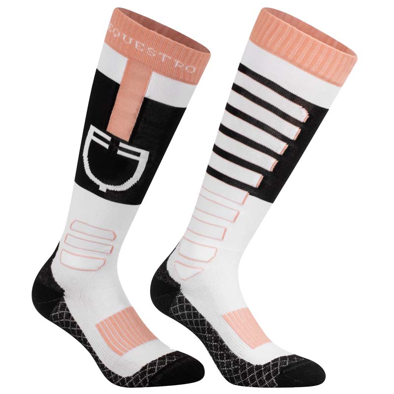 Equestro riding socks unisex technical fabric - 3884