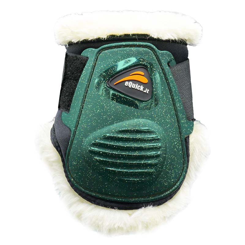 eQuick fetlock model eLight Rear Glitter Fluffy synthetic wool - 1951