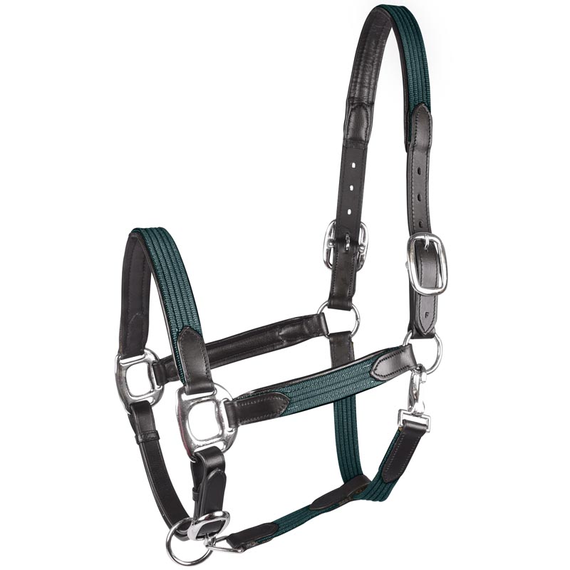 Halter in the leather ribbon - 0382