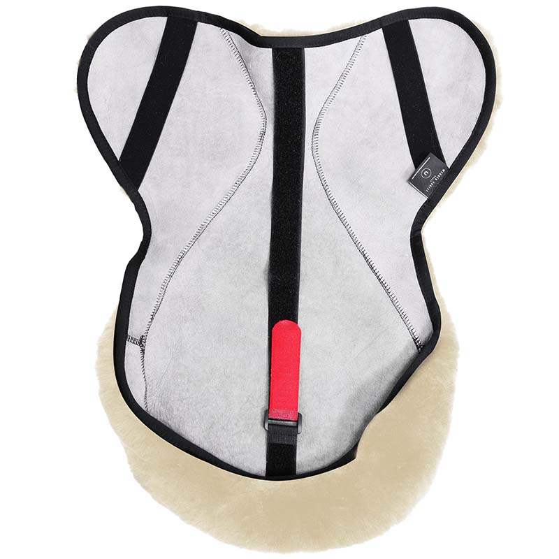 Seat cover in sheepskin for english saddles - 2422