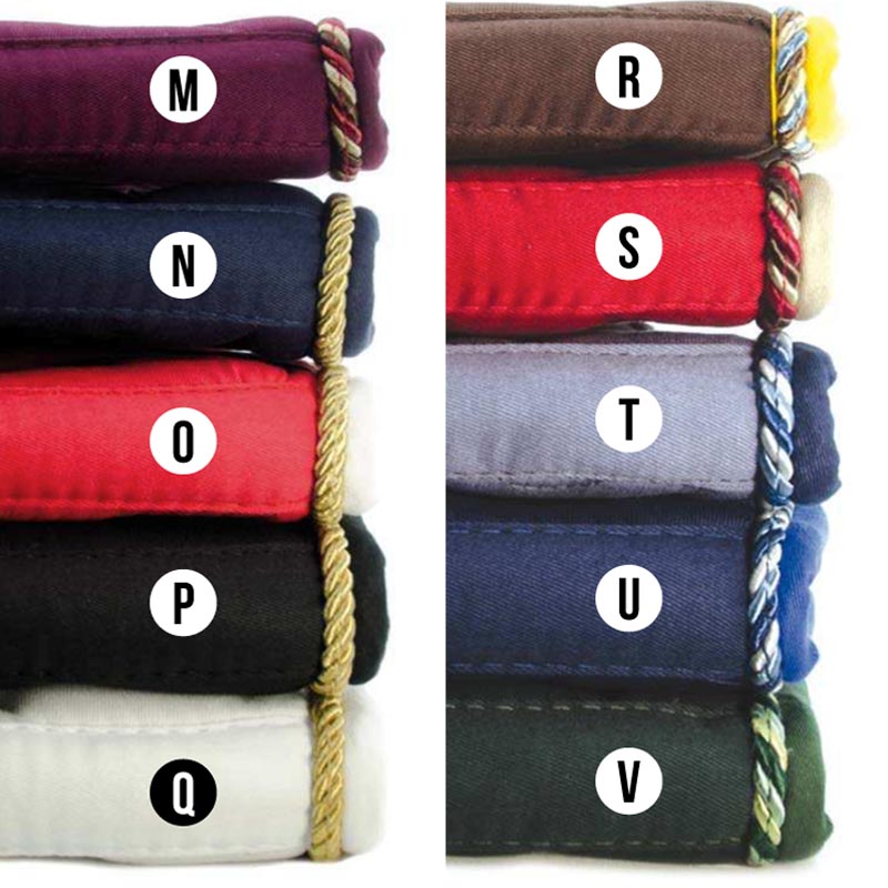 Cotton fly bonnet with edge in lanyards - 0551