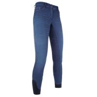 WOMAN STRETCH RIDING JEANS WITH FULL SILICONE GRIP HKM