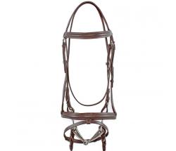 ENGLISH LEATHER BRIDLE WEB REINS - 2320
