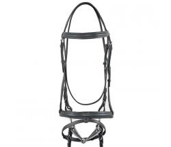 RAISED BRIDLE RUBBER COVERED REINS - 2327