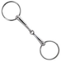 STAINLESS STEEL SOLID RING SNAFFLE