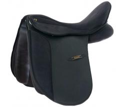SYNTHETIC DRESSAGE SADDLE DASLÖ WITH BOW INTERCHANGEABLE  - 2775
