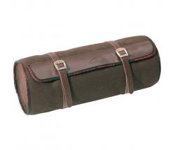 ROUND SADDLE BAG PIONEER IN COTTON AND LEATHER - 0294