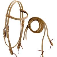 WESTERN ROUND BRIDLE WITH STUDS