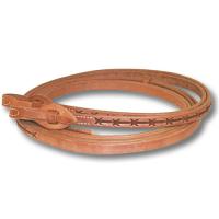 SCHUTZ BROTHERS WESTERN HARNESS LEATHER REINS BARB-WIRE