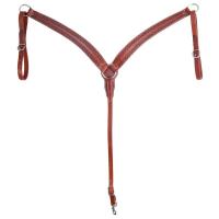 POOL'S SNAKE WORKMANSHIP LEATHER BREAST STRAP