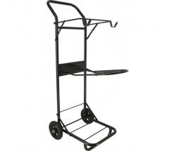 COLOURED SADDLE AND TACK TROLLEY - 6257