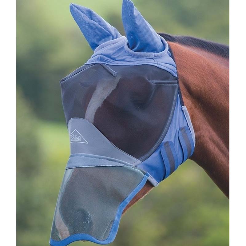 HORSE FLY MASK DELUXE ERGONOMIC SOFT MESH MySelleria