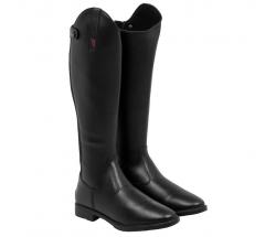 RIDING BOOTS SUPREME FOR CHILDREN AND BOYS IN BLACK LEATHER - 3719