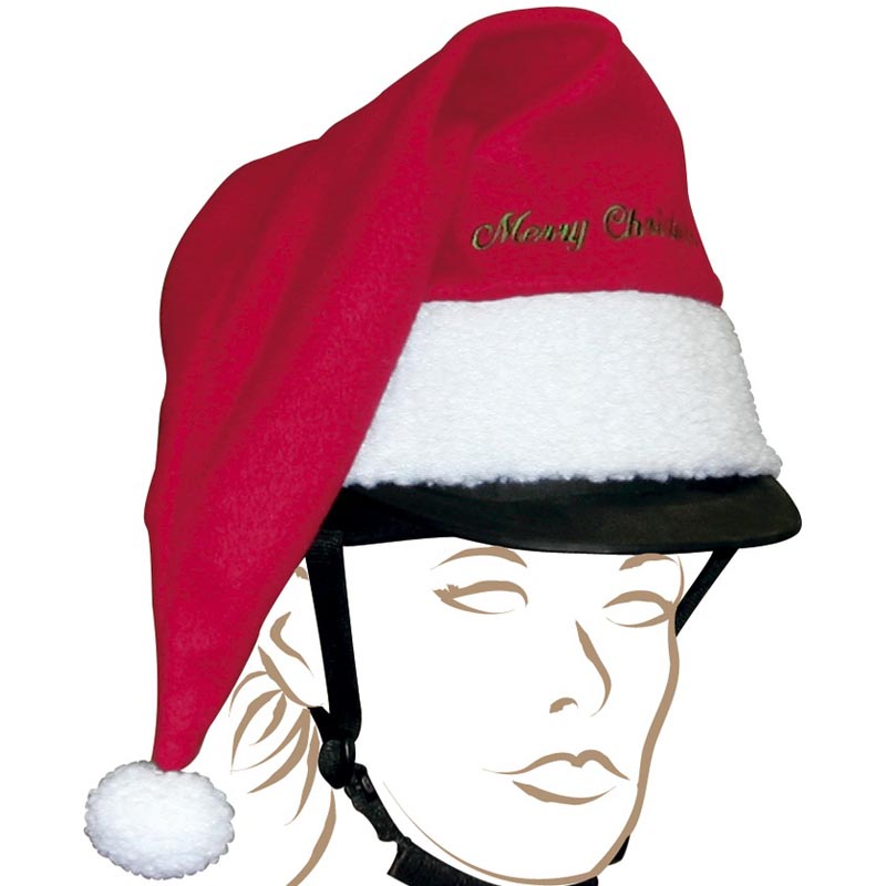 Cover cap Christmas to be applied on helmet