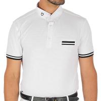 MAN COMPETITION TECHNICAL PERFORATED FABRIC POLO, GAREN model