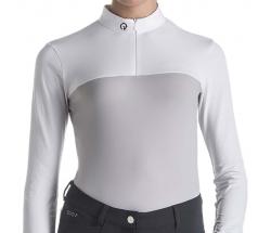 COMPETITION POLO EGO7 LONG SLEEVE FOR WOMAN LACE MODEL - 3507