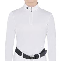 ANAHID EQUESTRO GIRLS COMPETION POLO WITH LONG SLEEVE and ZIP