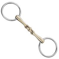 SNAFFLE RING BIT SPRENGER AURIGAN 40609 WITH CENTRAL TOY