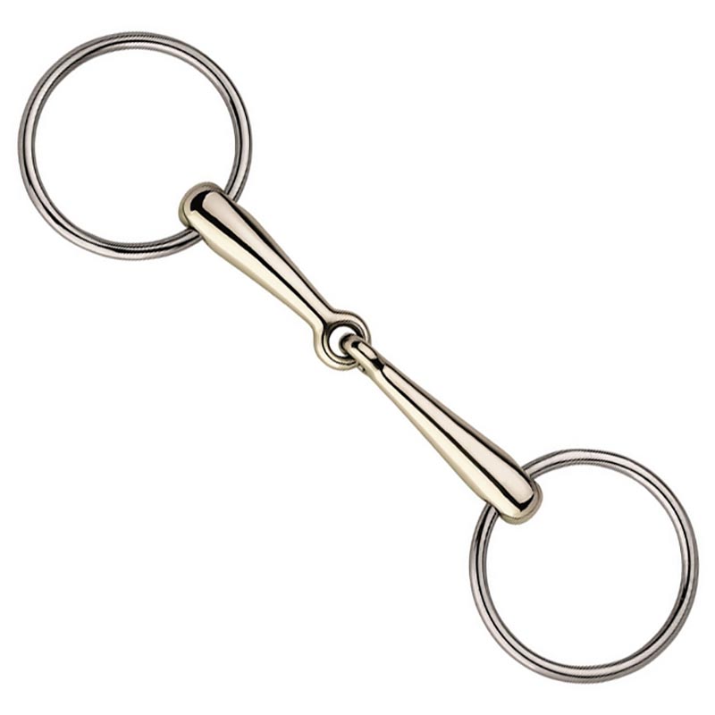 Loose snaffle ring bit 70 Herm Sprenger in aurigan