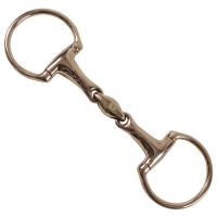 SNAFFLE EGG BUTT BIT STAINLESS STEEL DOUBLE JOINT