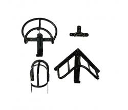 SET HARNESS HOLDER IN IRON PLASTICIZED FOR HORSE - 6269