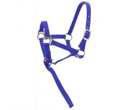 ADJUSTABLE HALTER FOR COLT AND FOAL COMPLETE WITH SMALL ROPE - 0343