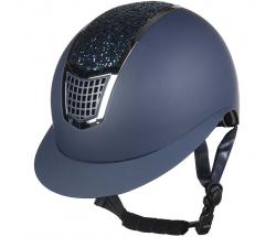 RIDING HELMET GLAMOUR SHIELD model WITH GLITTER - 3361