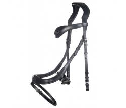 ENGLISH BRIDLE COMPLETE WITH REINS ANATOMIC HKM PADDED LEATHER - 3797