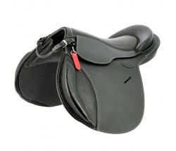 CHILDREN’S SADDLE PONY PAD EVOLUTION JUMPING IN REAL FULL GRAIN LEATHER - 2710