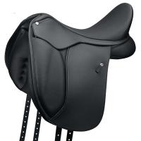 WINTEC 500 DRESSAGE SYNTHETIC SADDLE WITH INTERCHANGEABLE GULLET