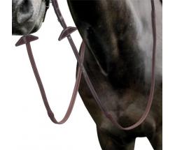 PRESTIGE RUBBER REINS E144 WITH FANCY STITCHING - 2415