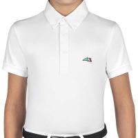 EQUILINE JEREMIK BOY'S SHORT-SLEEVED COMPETITION POLO SHIRT