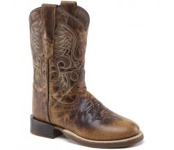 WESTERN LADIES AND JUNIOR BOOTS OLD WEST AGED EFFECT - 4315