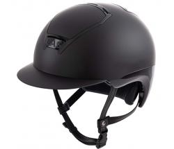 LAS RIDING HELMET model OPERA DOUBLE with VISOR and GLOSSY FRAMES - 3311