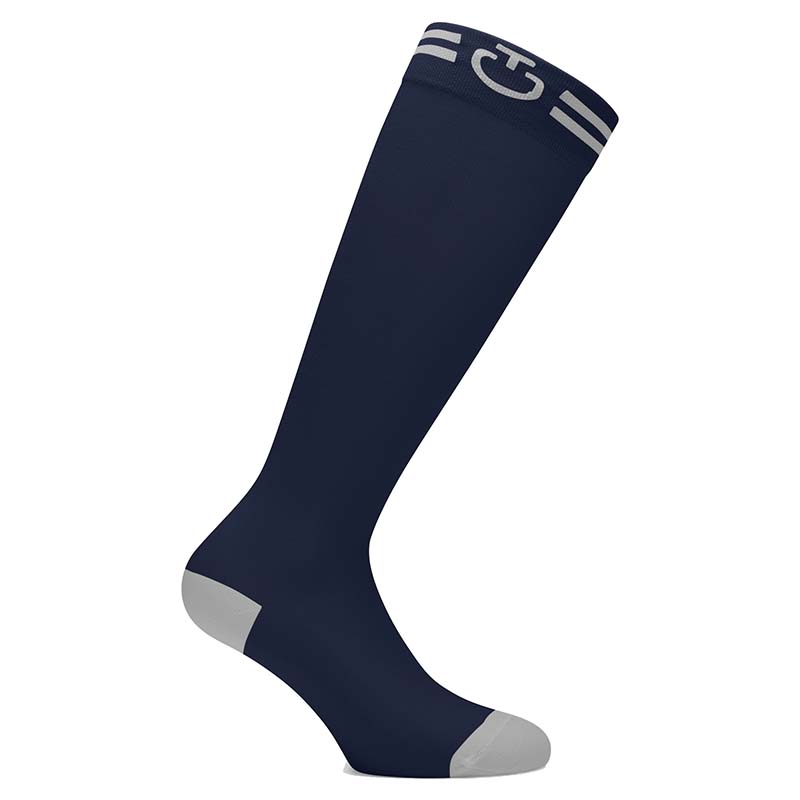 Cavalleria Toscana Jacquard Logo Riding Socks - 9689