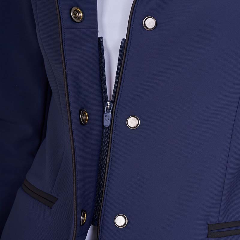Competition Jacket Equestro fpr Women with Zip and Buttons - 9479
